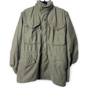 U.S. Army M-65 Field Jacket – Men’s Cold Weather Coat OG-107 green – Sz. Small R